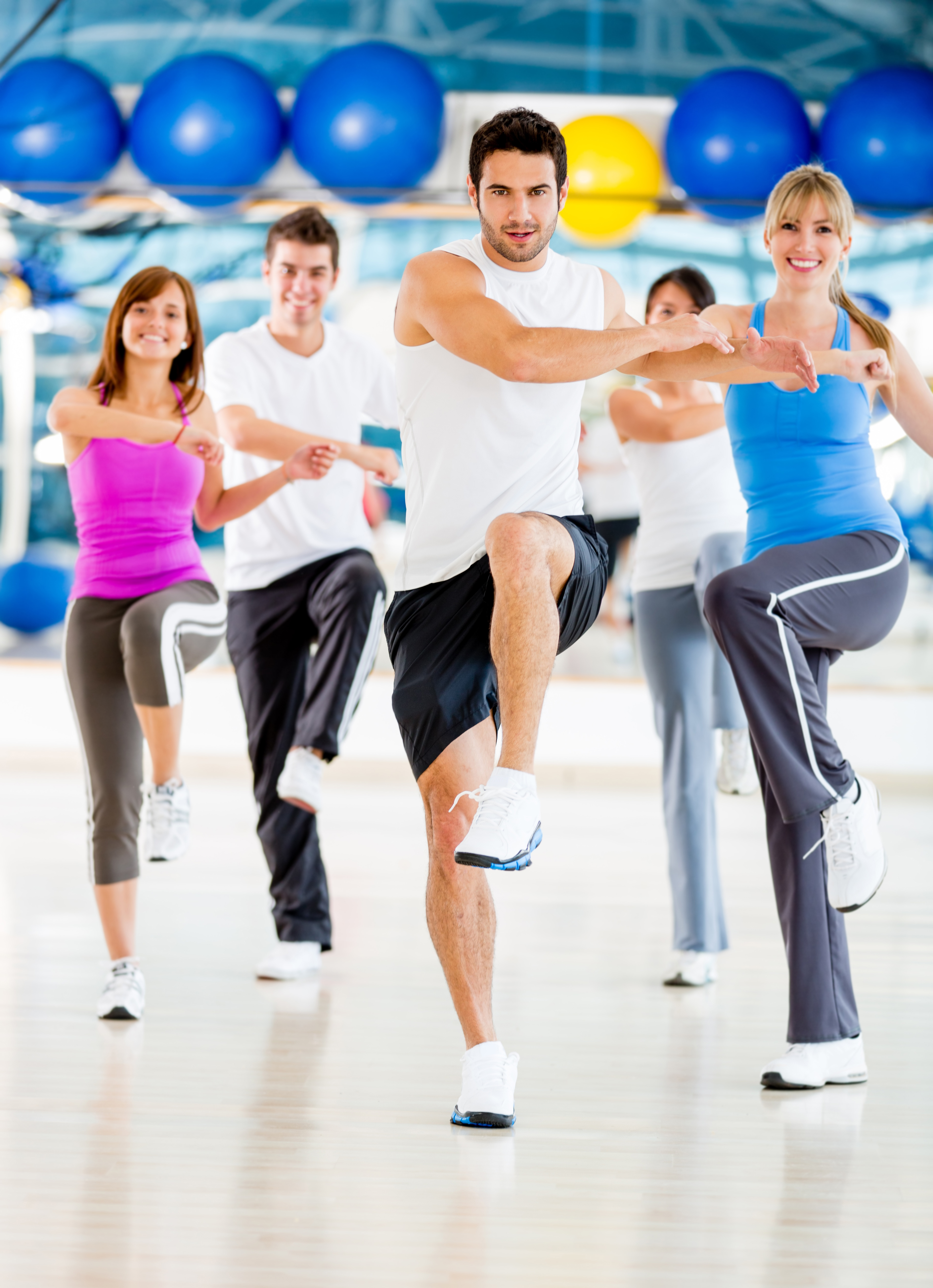 Aerobics class at the gym  The Get Real Video Blog